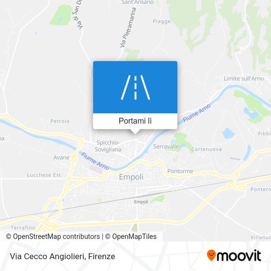 Mappa Via Cecco Angiolieri