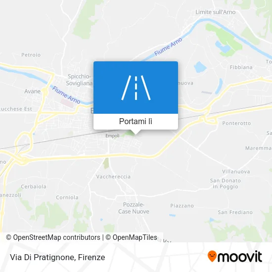Mappa Via Di Pratignone