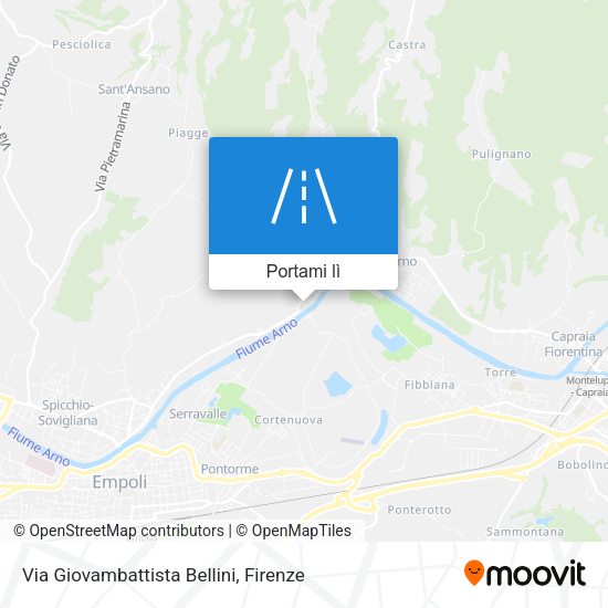 Mappa Via Giovambattista Bellini