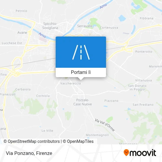 Mappa Via Ponzano