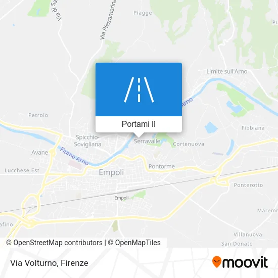 Mappa Via Volturno