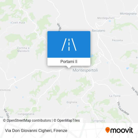 Mappa Via Don Giovanni Cigheri