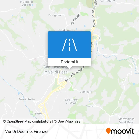 Mappa Via Di Decimo