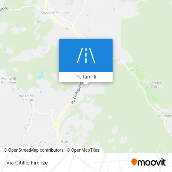 Mappa Via Citille