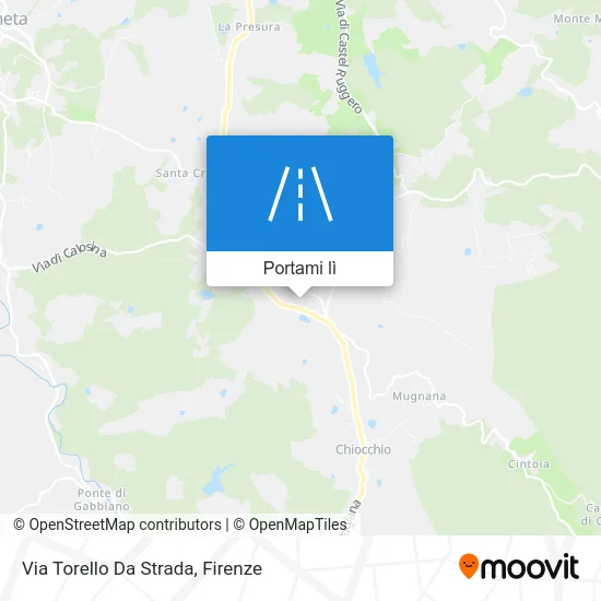 Mappa Via Torello Da Strada