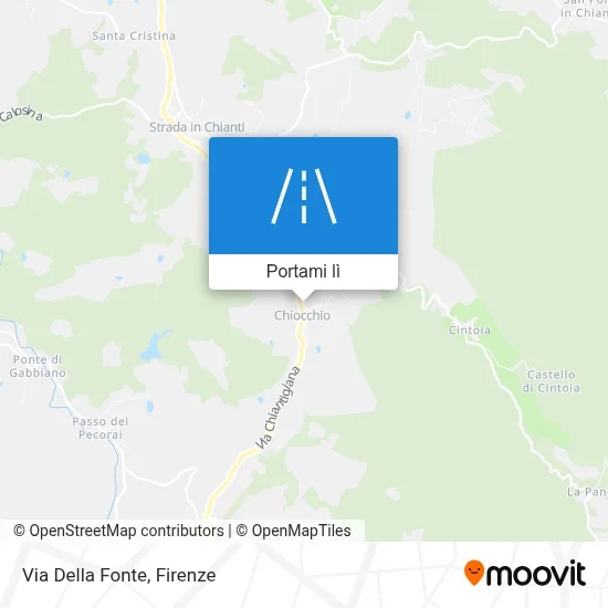Mappa Via Della Fonte