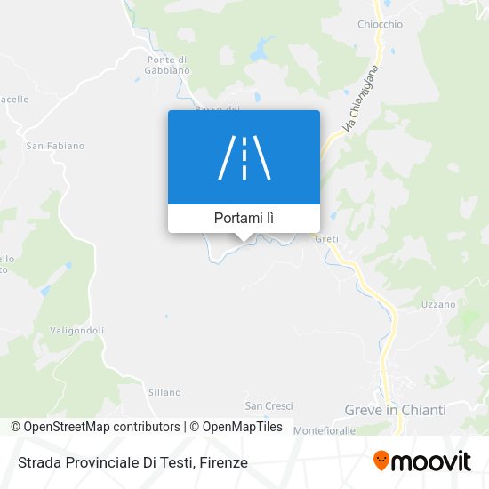 Mappa Strada Provinciale Di Testi