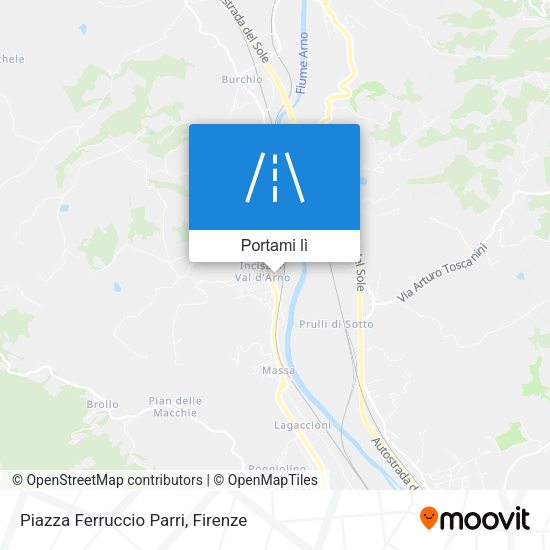 Mappa Piazza Ferruccio Parri