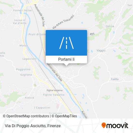 Mappa Via Di Poggio Asciutto