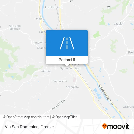 Mappa Via San Domenico