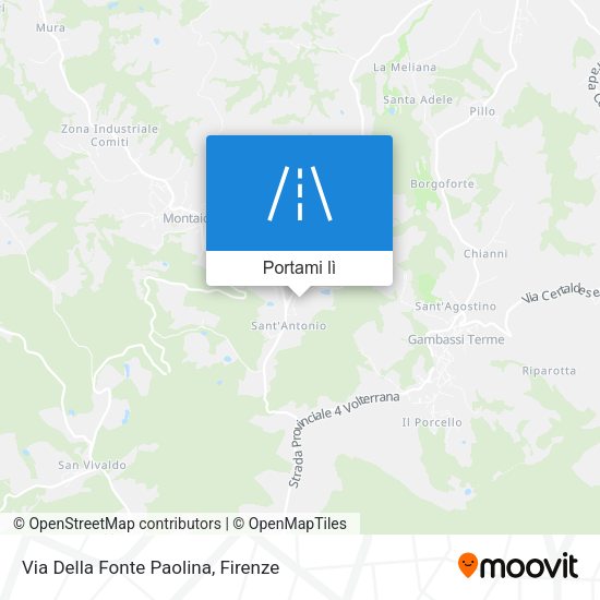 Mappa Via Della Fonte Paolina