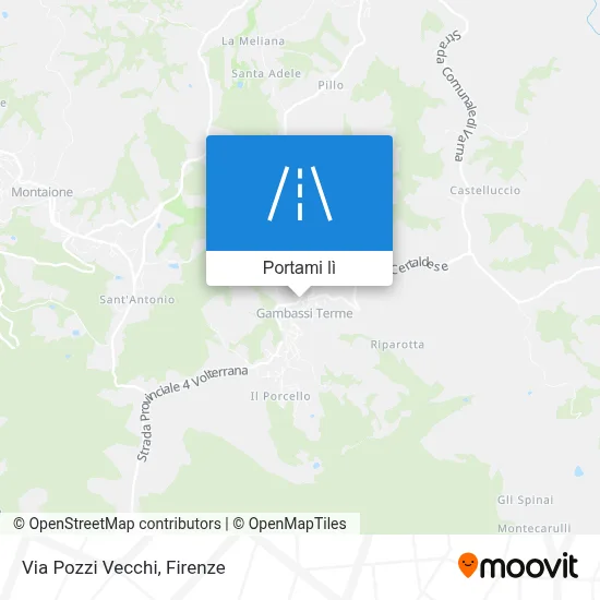 Mappa Via Pozzi Vecchi