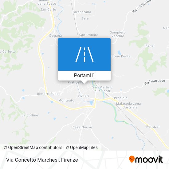 Mappa Via Concetto Marchesi