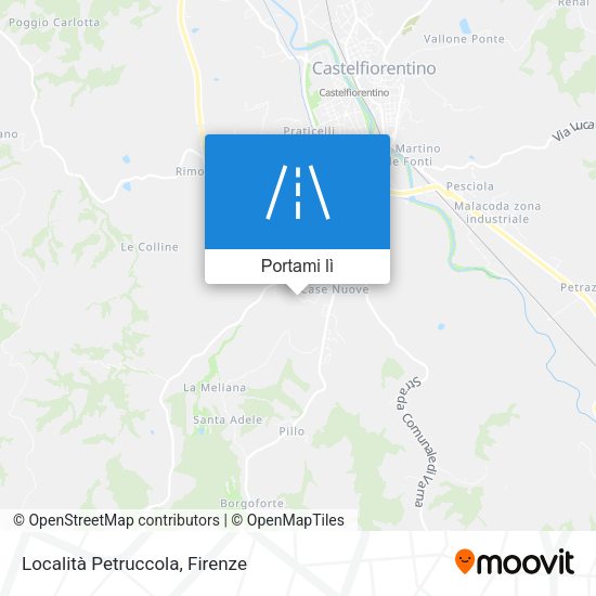Mappa Località Petruccola