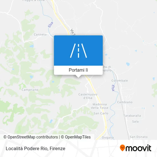 Mappa Località Podere Rio