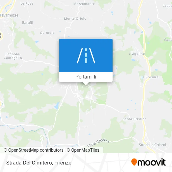Mappa Strada Del Cimitero