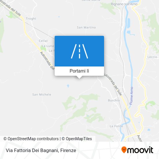 Mappa Via Fattoria Dei Bagnani