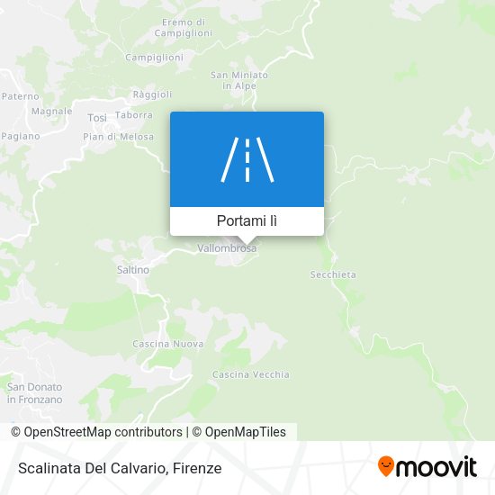 Mappa Scalinata Del Calvario