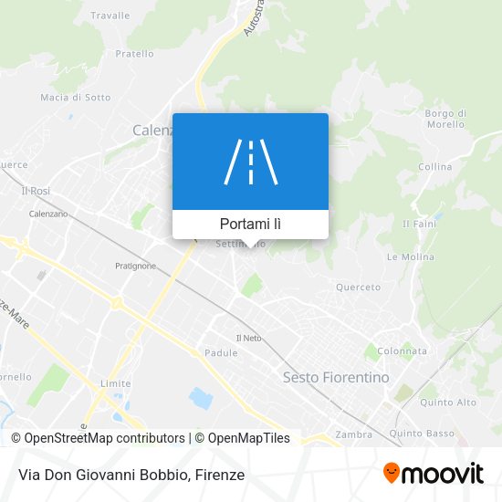 Mappa Via Don Giovanni Bobbio
