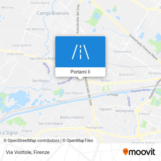 Mappa Via Viottole