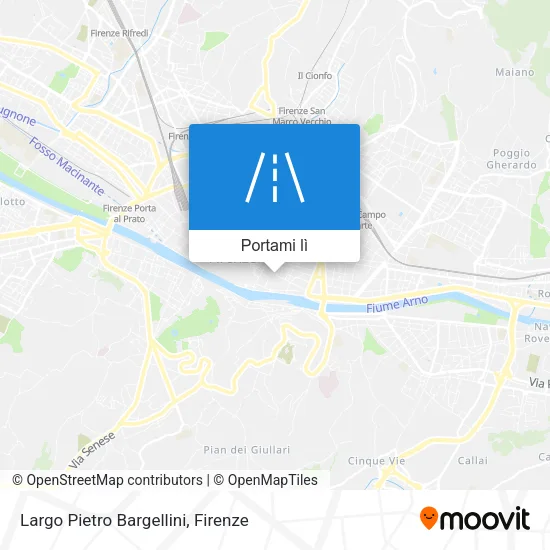 Mappa Largo Pietro Bargellini