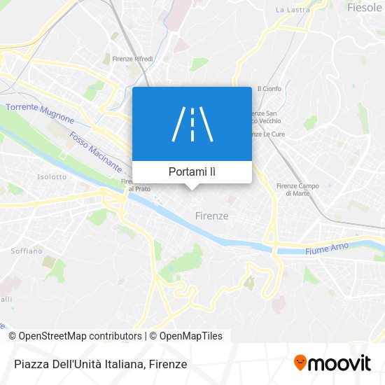 Mappa Piazza Dell'Unità Italiana