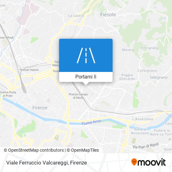 Mappa Viale Ferruccio Valcareggi