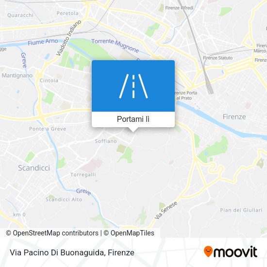 Mappa Via Pacino Di Buonaguida