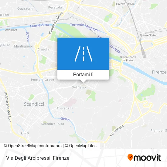 Mappa Via Degli Arcipressi