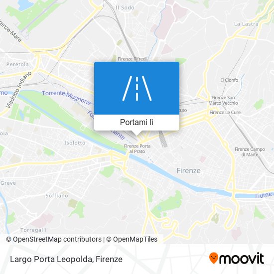 Mappa Largo Porta Leopolda