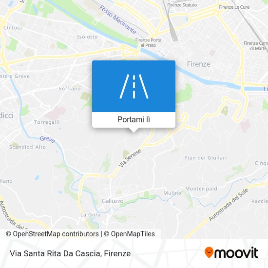 Mappa Via Santa Rita Da Cascia