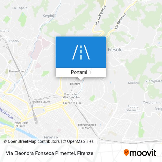 Mappa Via Eleonora Fonseca Pimentel