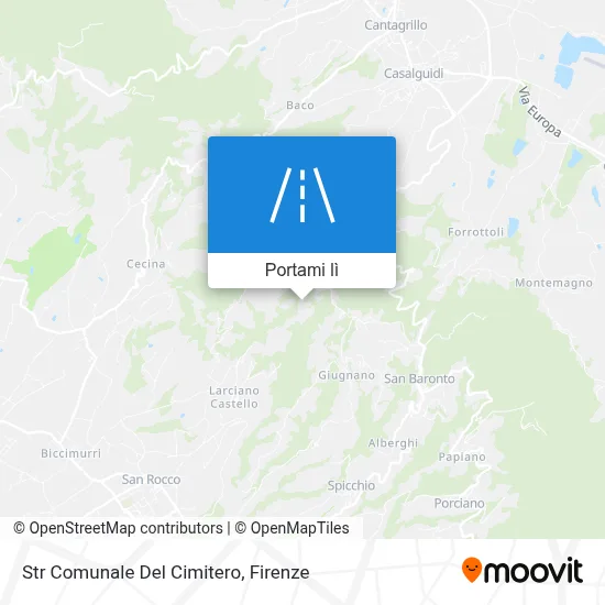 Mappa Str Comunale Del Cimitero