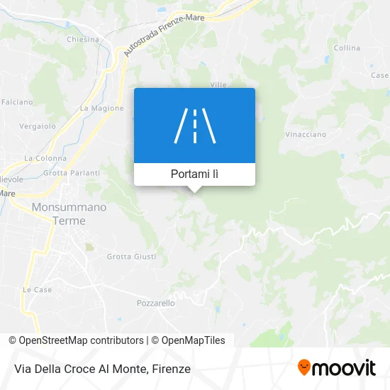 Mappa Via Della Croce Al Monte