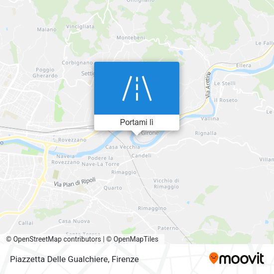 Mappa Piazzetta Delle Gualchiere