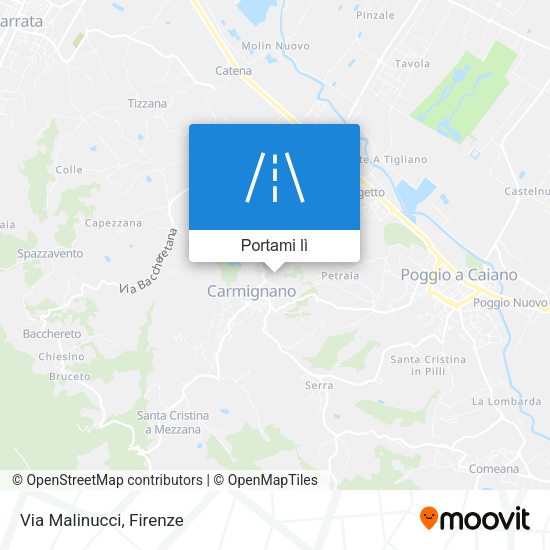 Mappa Via Malinucci