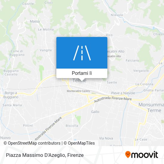 Mappa Piazza Massimo D'Azeglio