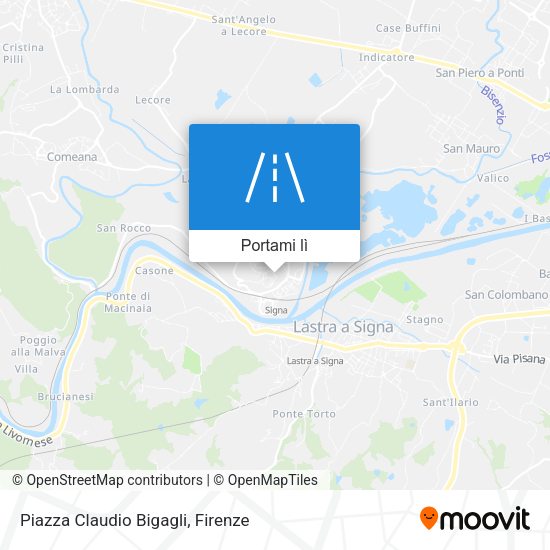 Mappa Piazza Claudio Bigagli