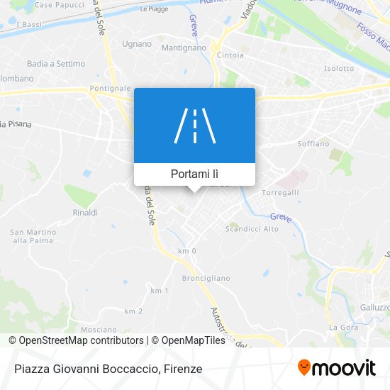 Mappa Piazza Giovanni Boccaccio