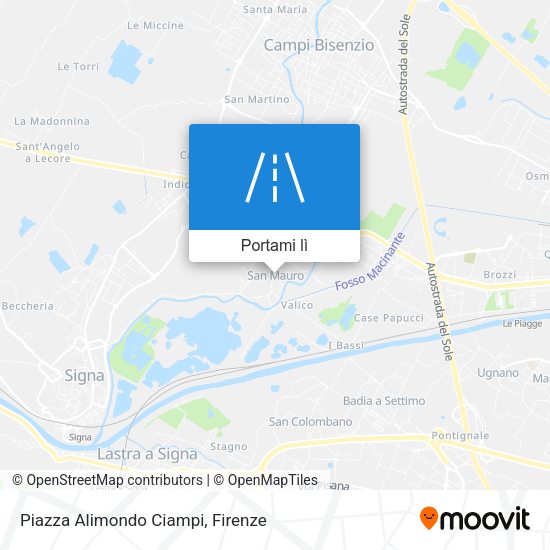 Mappa Piazza Alimondo Ciampi