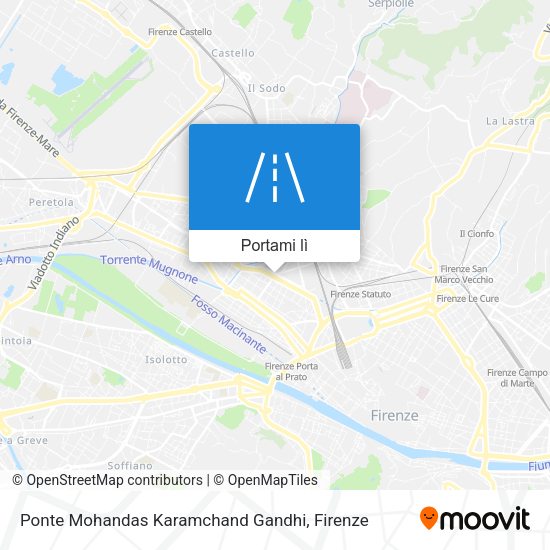 Mappa Ponte Mohandas Karamchand Gandhi
