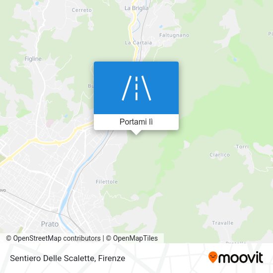 Mappa Sentiero Delle Scalette