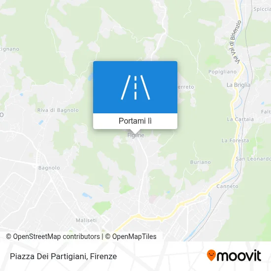 Mappa Piazza Dei Partigiani