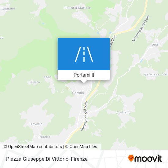 Mappa Piazza Giuseppe Di Vittorio