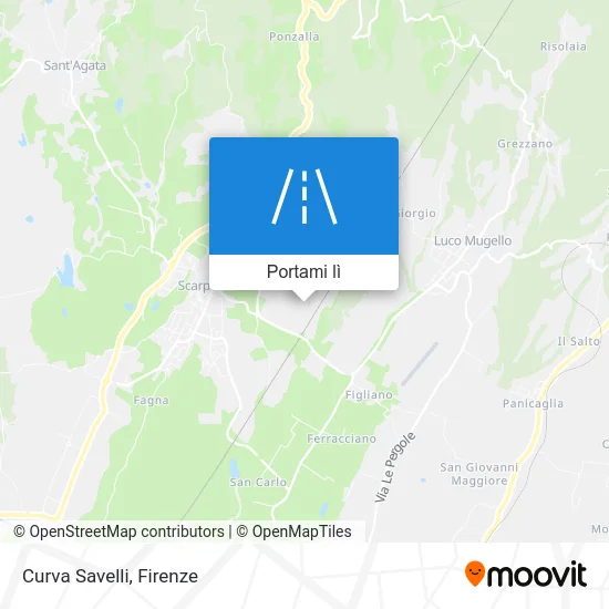 Mappa Curva Savelli