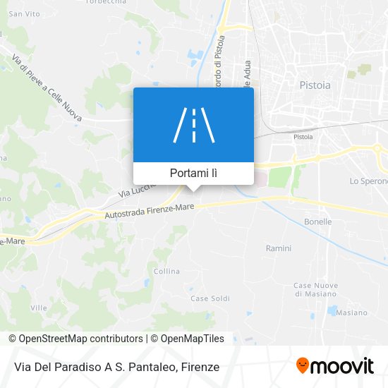 Mappa Via Del Paradiso A S. Pantaleo