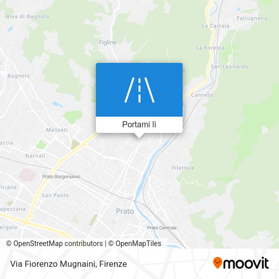 Mappa Via Fiorenzo Mugnaini