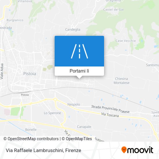 Mappa Via Raffaele Lambruschini