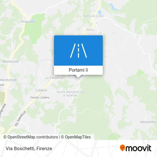 Mappa Via Boschetti
