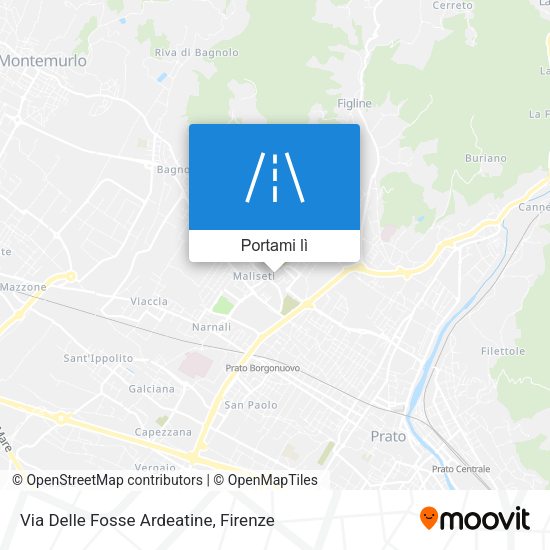 Mappa Via Delle Fosse Ardeatine